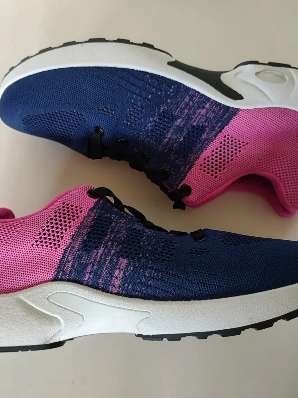 Orthora Pro Comfort Shoes Sneakers Pink & Navy Blue NEW Womens 8.5 Mens 7